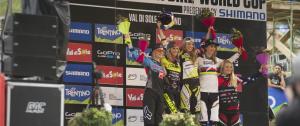 podio femminile_val di sole mtb world cup