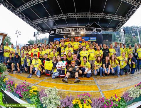 our volounteers_val di sole mtb world cup