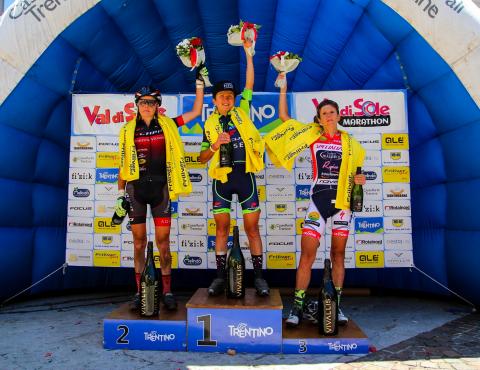 PODIO FEMMINILE VAL DI SOLE MARATHON CAMPIONATO ITALIANO 2017 FOTO RICCARDO MENEGHINI (1)