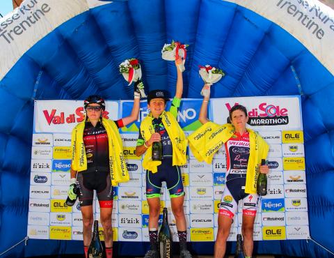 PODIO FEMMINILE VAL DI SOLE MARATHON CAMPIONATO ITALIANO 2017 FOTO RICCARDO MENEGHINI (2)