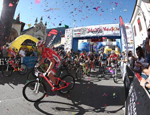 Partenza ValdiSole Marathon by Newspower